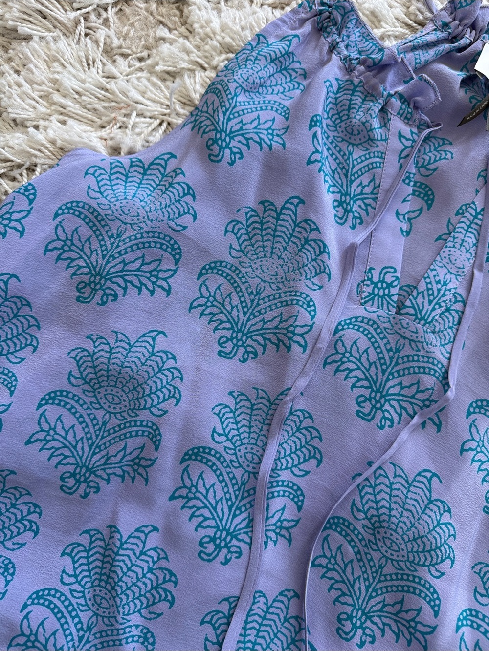 HD in Paris Anthropologie Lavender Silk Halter Camisole Petite 2P - Picture 4 of 7